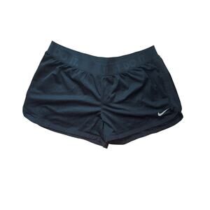 Nike Dri-FIT Mesh Running Shorts (Vintage) Black, Size L Double-Lined, No Liner